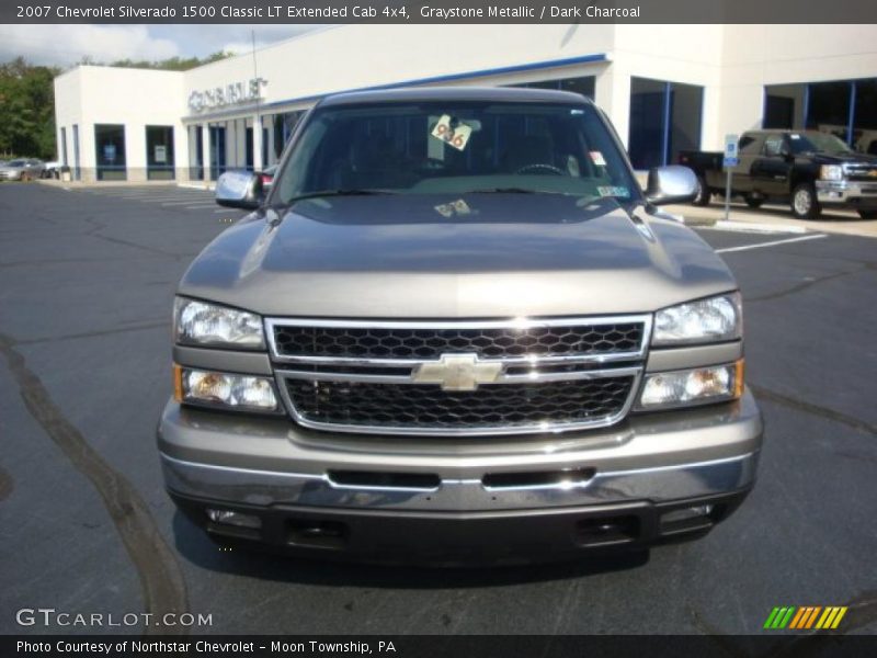 Graystone Metallic / Dark Charcoal 2007 Chevrolet Silverado 1500 Classic LT Extended Cab 4x4