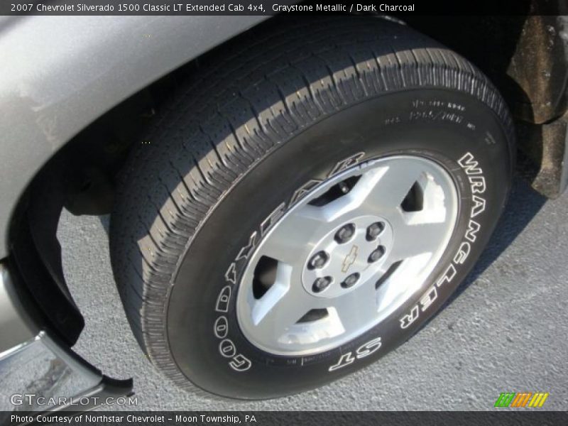 Graystone Metallic / Dark Charcoal 2007 Chevrolet Silverado 1500 Classic LT Extended Cab 4x4