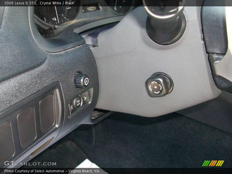 Crystal White / Black 2006 Lexus IS 350