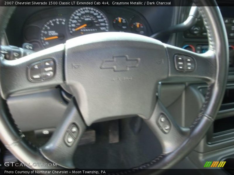 Graystone Metallic / Dark Charcoal 2007 Chevrolet Silverado 1500 Classic LT Extended Cab 4x4