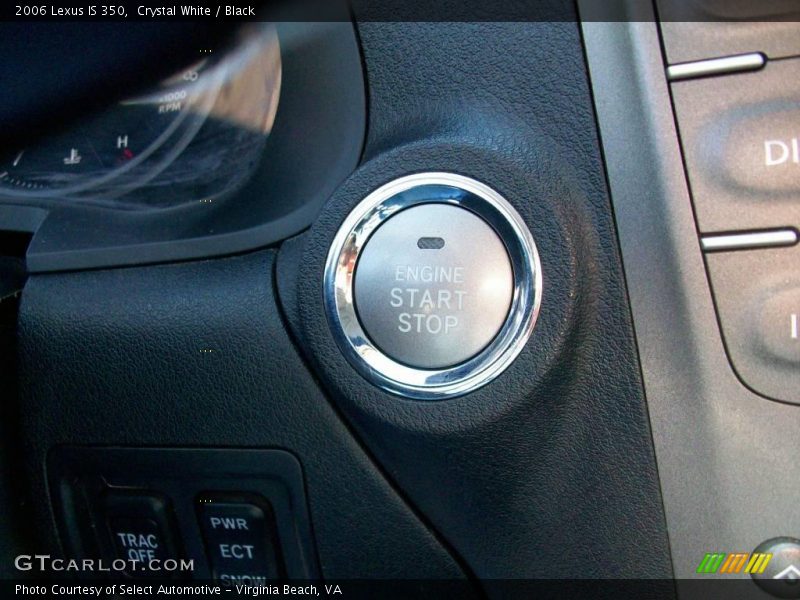 Crystal White / Black 2006 Lexus IS 350