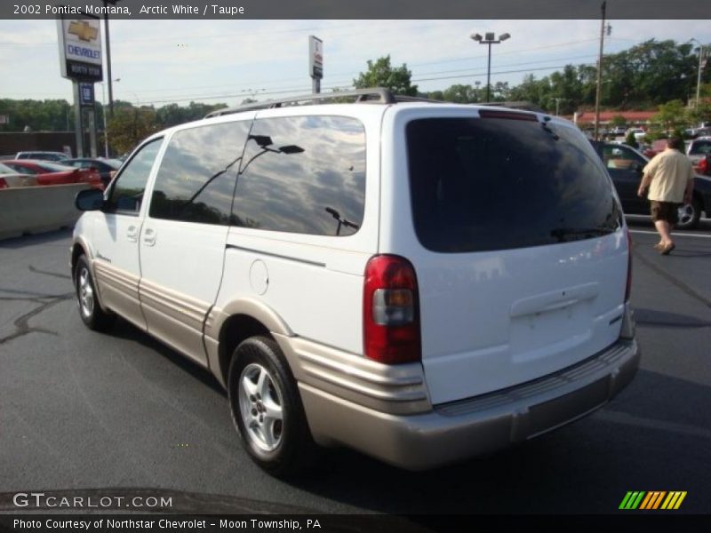 Arctic White / Taupe 2002 Pontiac Montana