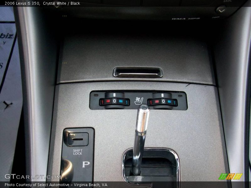 Crystal White / Black 2006 Lexus IS 350