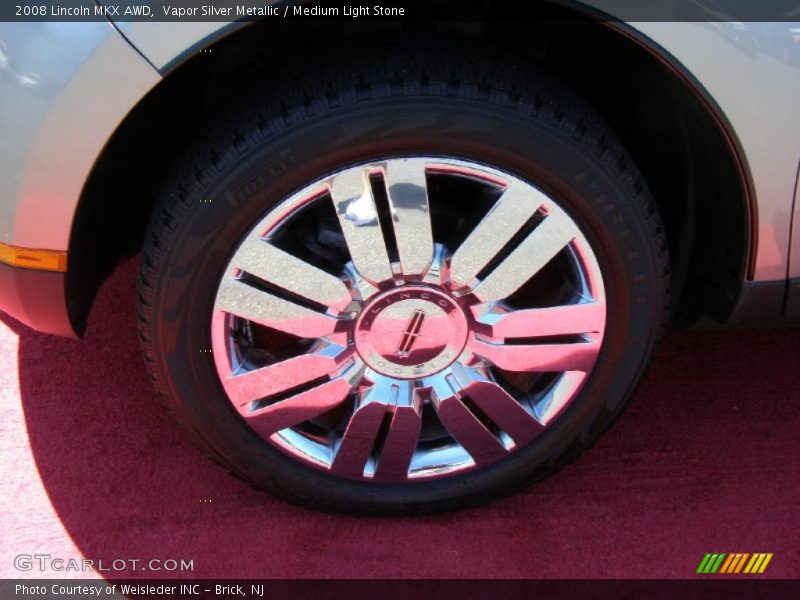 Vapor Silver Metallic / Medium Light Stone 2008 Lincoln MKX AWD