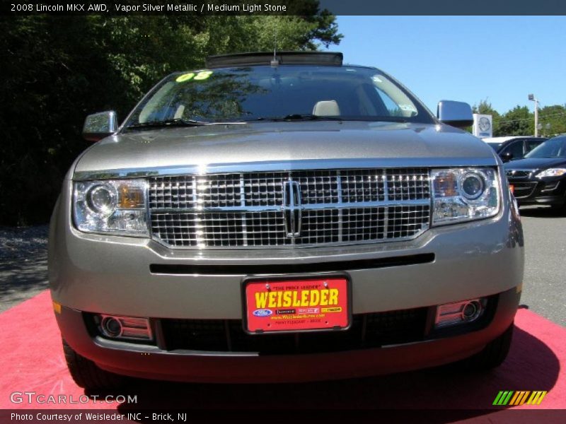 Vapor Silver Metallic / Medium Light Stone 2008 Lincoln MKX AWD