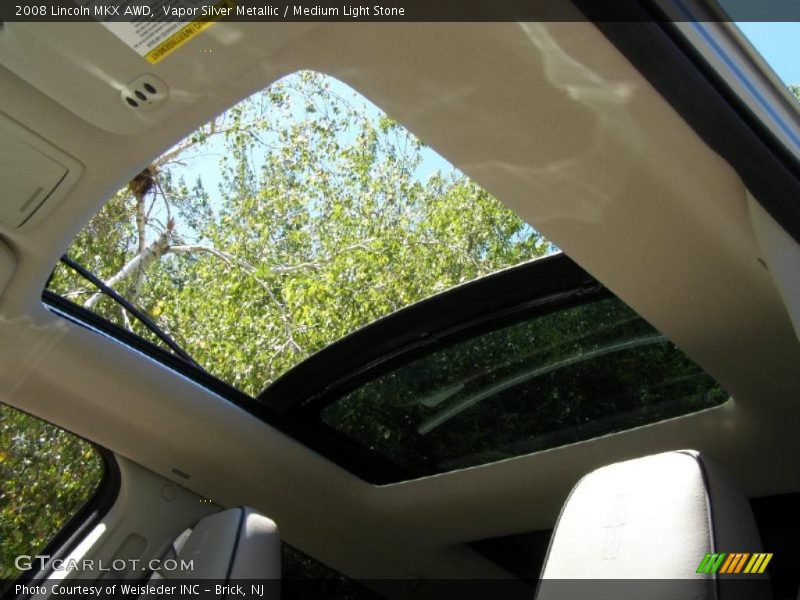 Vapor Silver Metallic / Medium Light Stone 2008 Lincoln MKX AWD