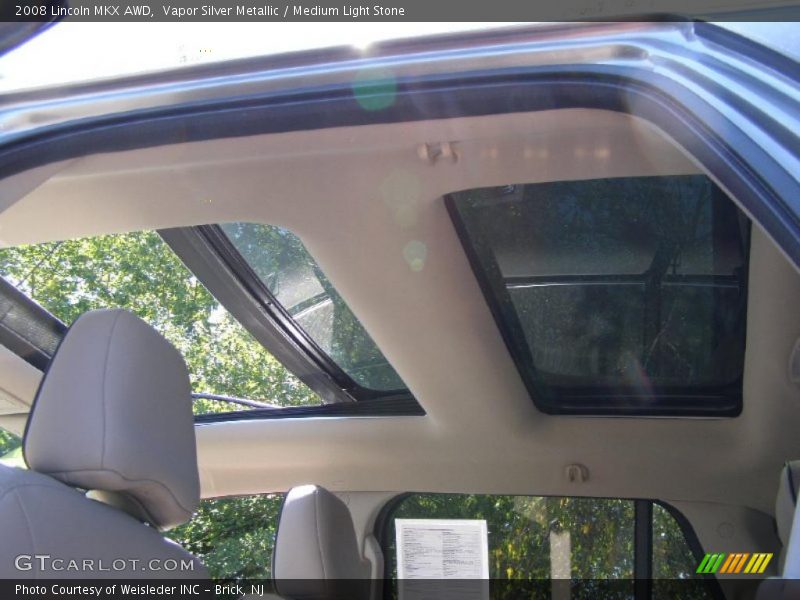 Vapor Silver Metallic / Medium Light Stone 2008 Lincoln MKX AWD