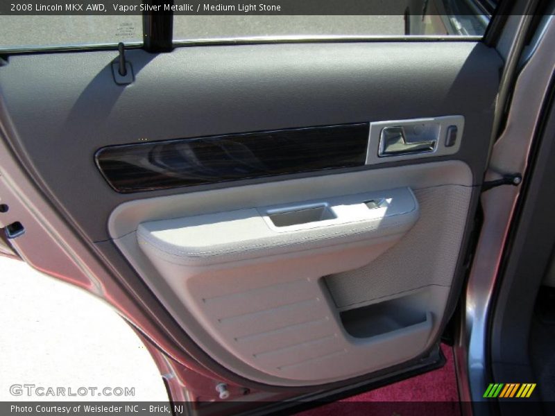 Vapor Silver Metallic / Medium Light Stone 2008 Lincoln MKX AWD
