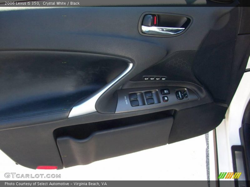 Crystal White / Black 2006 Lexus IS 350