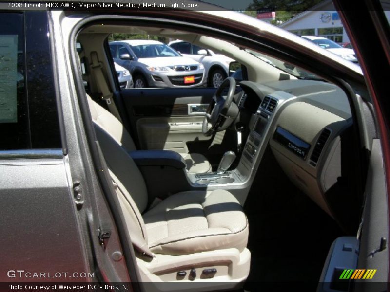 Vapor Silver Metallic / Medium Light Stone 2008 Lincoln MKX AWD