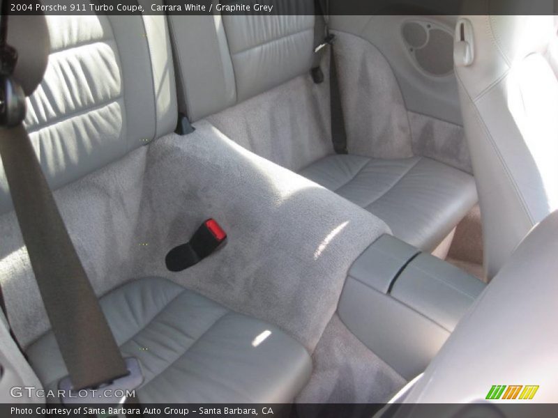 Carrara White / Graphite Grey 2004 Porsche 911 Turbo Coupe
