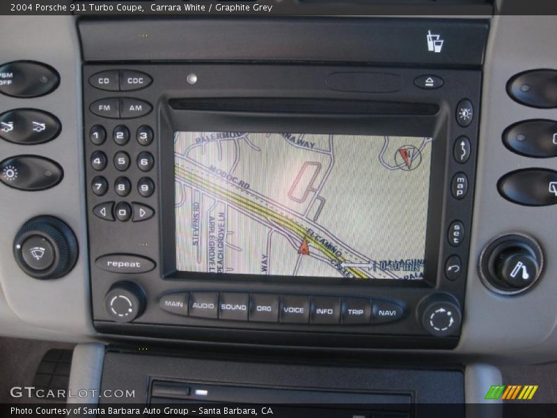 Carrara White / Graphite Grey 2004 Porsche 911 Turbo Coupe