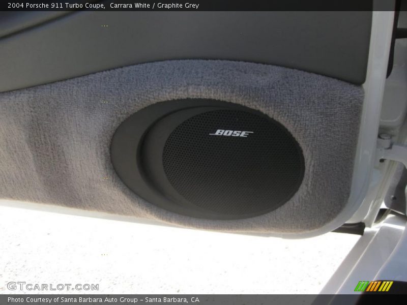 Carrara White / Graphite Grey 2004 Porsche 911 Turbo Coupe