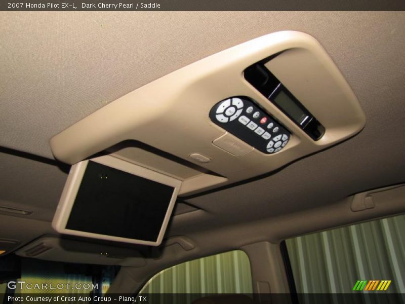 Dark Cherry Pearl / Saddle 2007 Honda Pilot EX-L