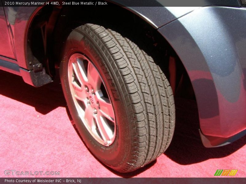 Steel Blue Metallic / Black 2010 Mercury Mariner I4 4WD