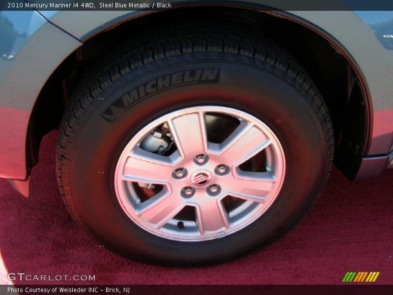 Steel Blue Metallic / Black 2010 Mercury Mariner I4 4WD