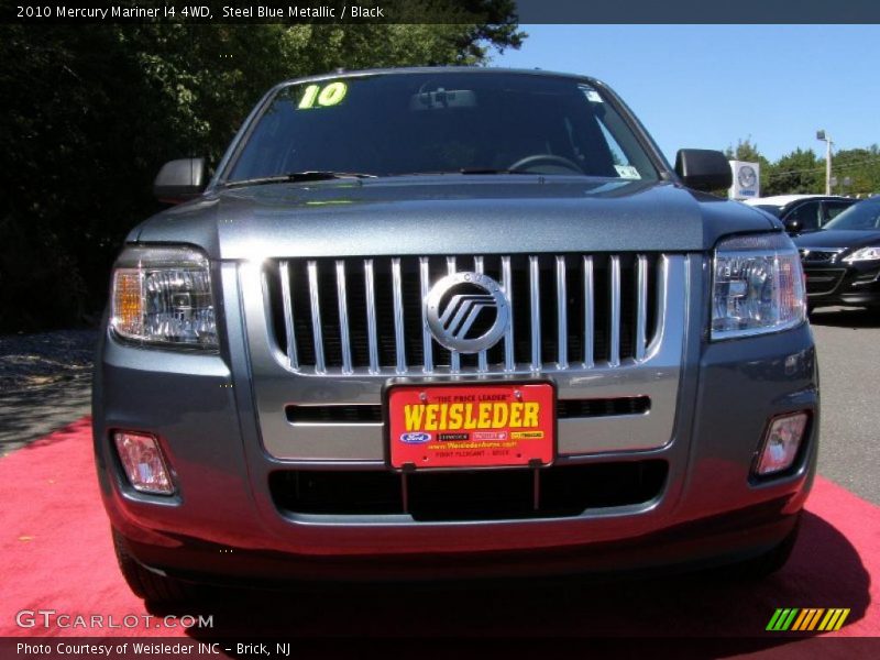Steel Blue Metallic / Black 2010 Mercury Mariner I4 4WD