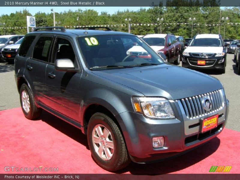 Steel Blue Metallic / Black 2010 Mercury Mariner I4 4WD