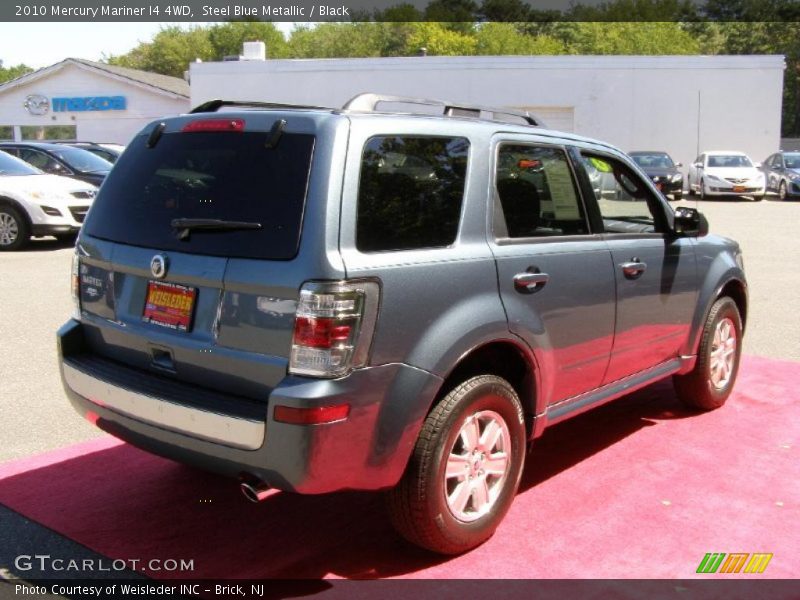 Steel Blue Metallic / Black 2010 Mercury Mariner I4 4WD
