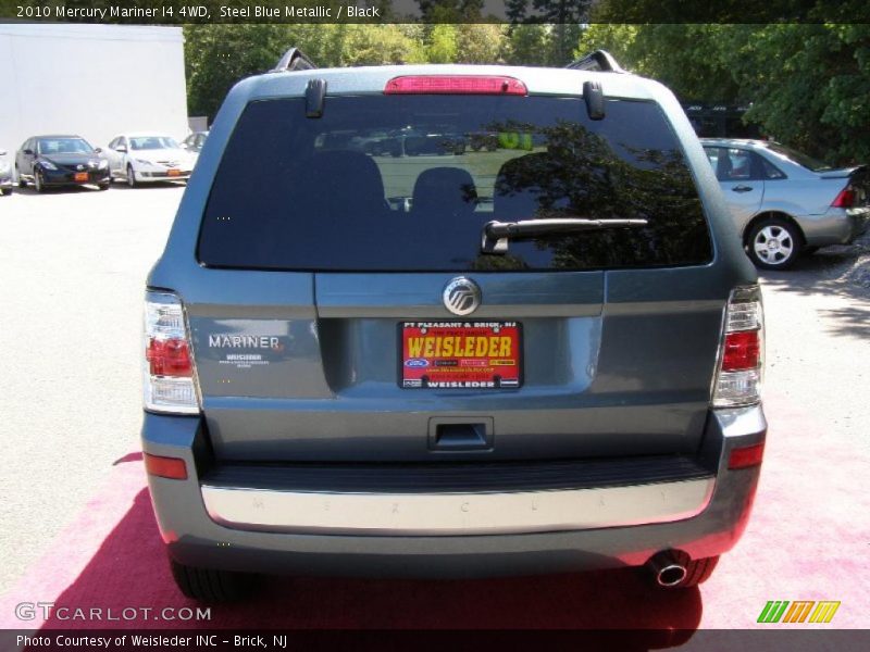 Steel Blue Metallic / Black 2010 Mercury Mariner I4 4WD