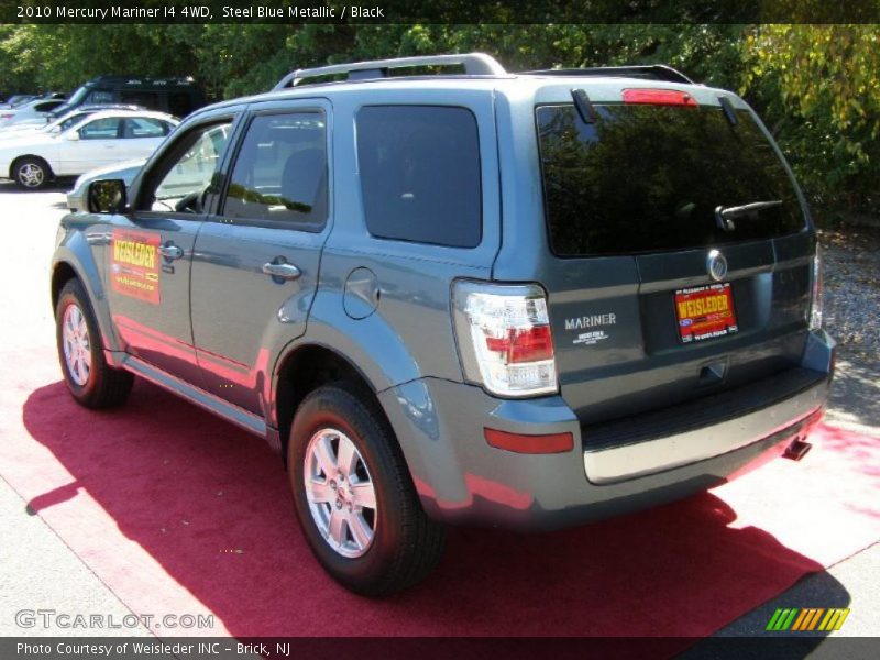 Steel Blue Metallic / Black 2010 Mercury Mariner I4 4WD