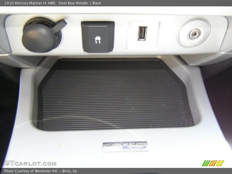 Steel Blue Metallic / Black 2010 Mercury Mariner I4 4WD