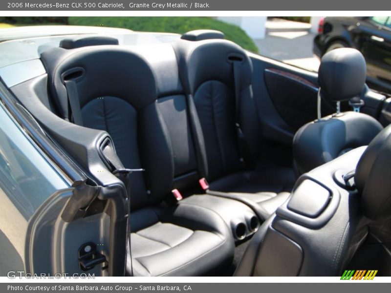 Granite Grey Metallic / Black 2006 Mercedes-Benz CLK 500 Cabriolet