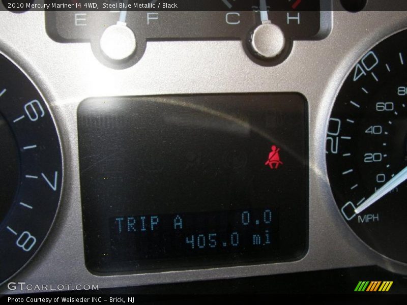 Steel Blue Metallic / Black 2010 Mercury Mariner I4 4WD