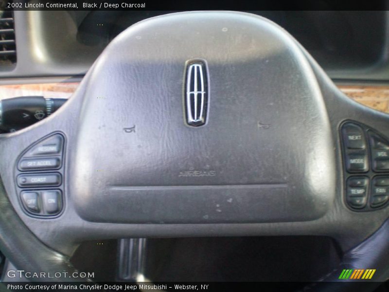 Black / Deep Charcoal 2002 Lincoln Continental