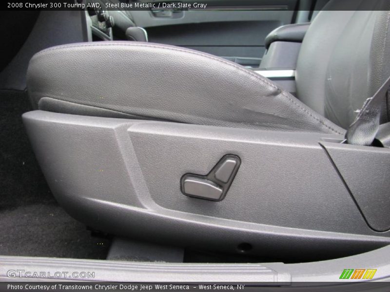 Steel Blue Metallic / Dark Slate Gray 2008 Chrysler 300 Touring AWD