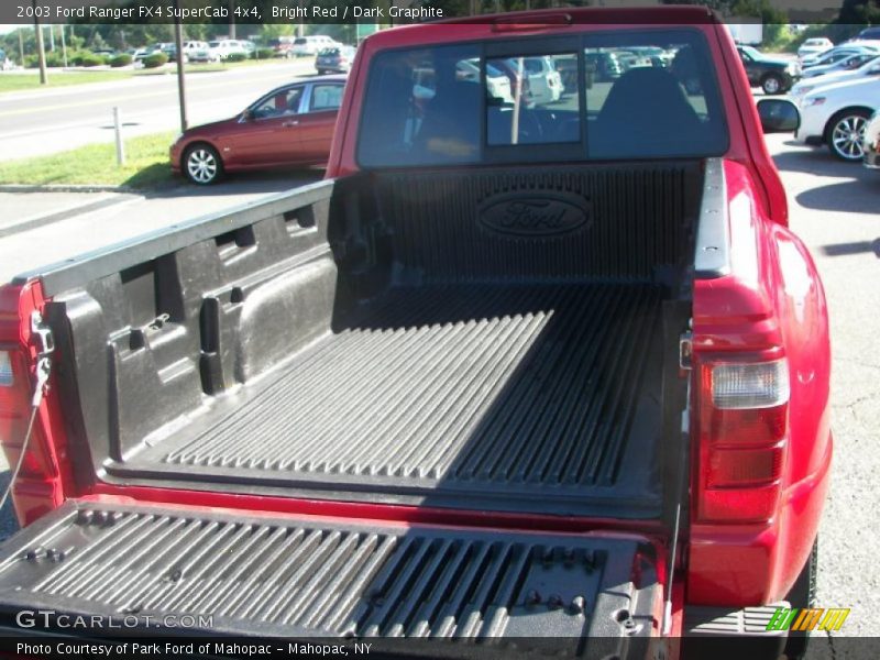 Bright Red / Dark Graphite 2003 Ford Ranger FX4 SuperCab 4x4