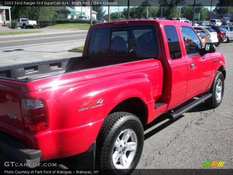 Bright Red / Dark Graphite 2003 Ford Ranger FX4 SuperCab 4x4