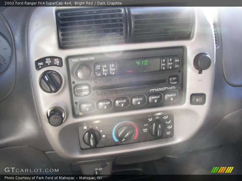 Bright Red / Dark Graphite 2003 Ford Ranger FX4 SuperCab 4x4