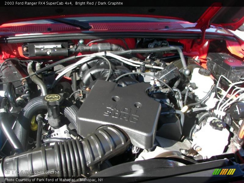 Bright Red / Dark Graphite 2003 Ford Ranger FX4 SuperCab 4x4