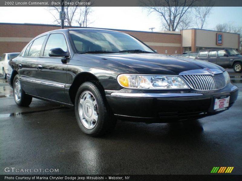 Black / Deep Charcoal 2002 Lincoln Continental
