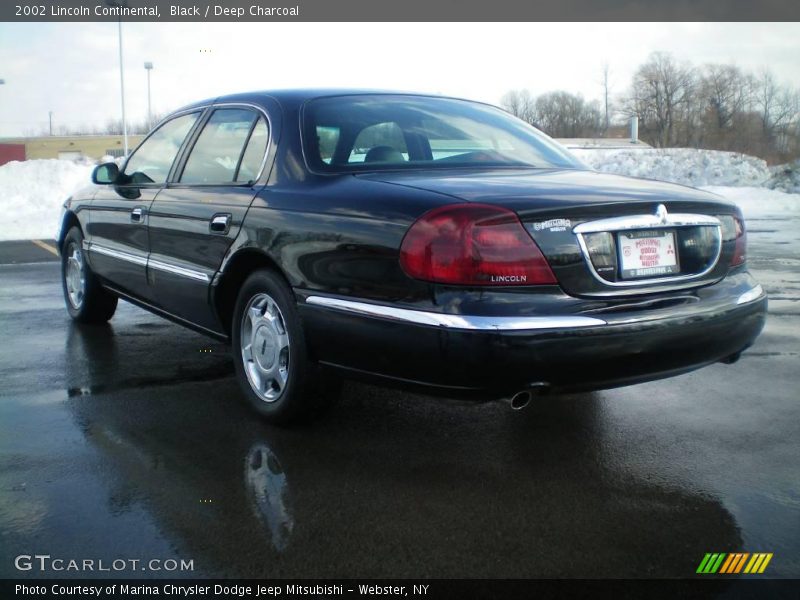 Black / Deep Charcoal 2002 Lincoln Continental