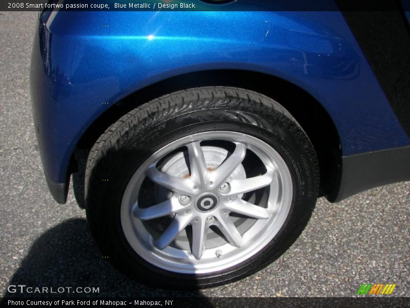 Blue Metallic / Design Black 2008 Smart fortwo passion coupe