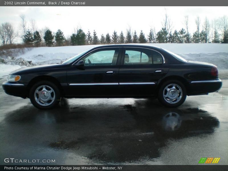 Black / Deep Charcoal 2002 Lincoln Continental