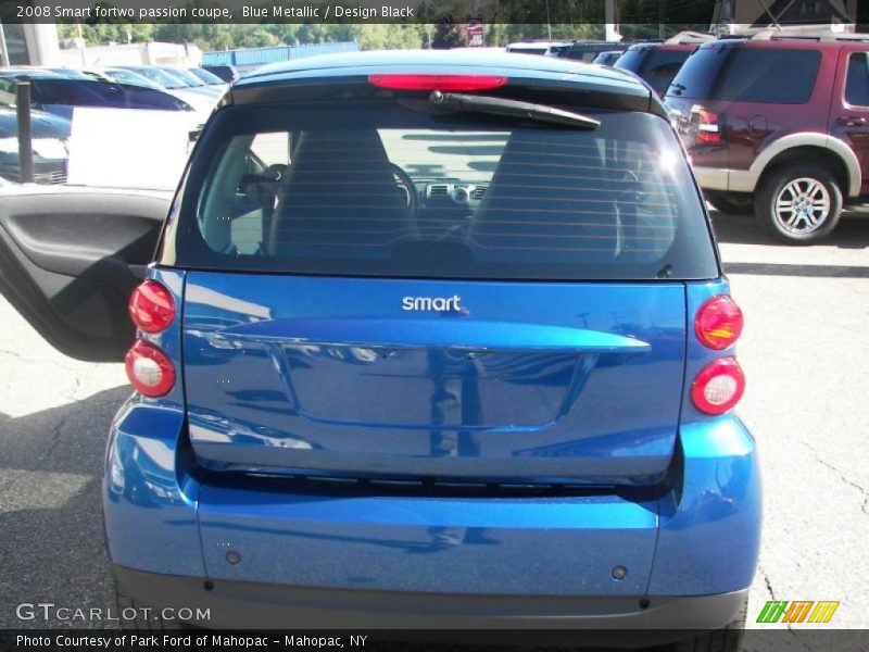 Blue Metallic / Design Black 2008 Smart fortwo passion coupe