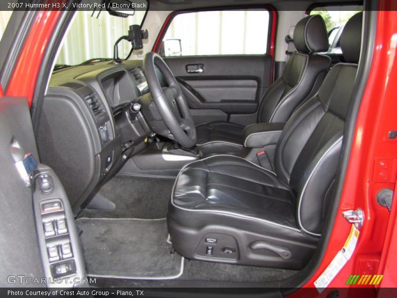 Victory Red / Ebony Black 2007 Hummer H3 X