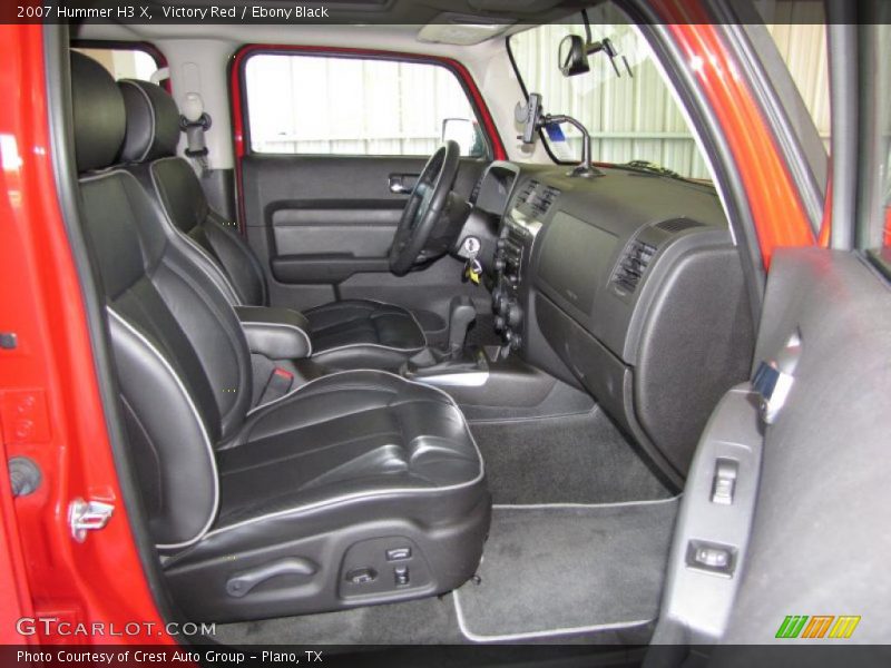 Victory Red / Ebony Black 2007 Hummer H3 X