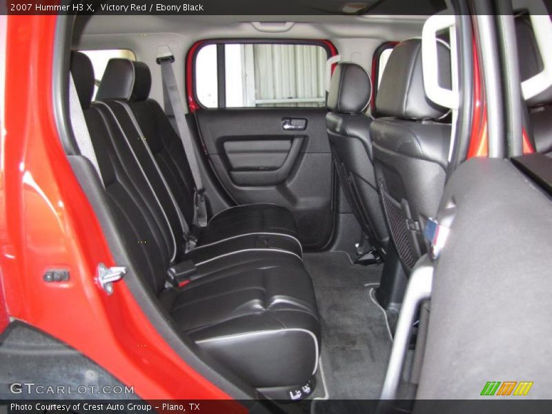 Victory Red / Ebony Black 2007 Hummer H3 X