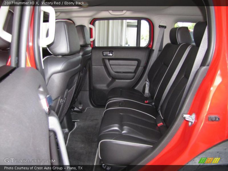 Victory Red / Ebony Black 2007 Hummer H3 X