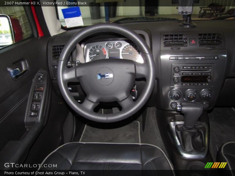 Victory Red / Ebony Black 2007 Hummer H3 X