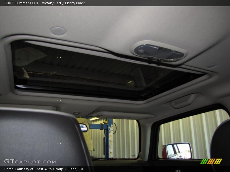 Victory Red / Ebony Black 2007 Hummer H3 X