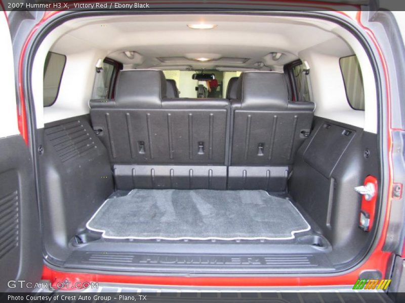 Victory Red / Ebony Black 2007 Hummer H3 X