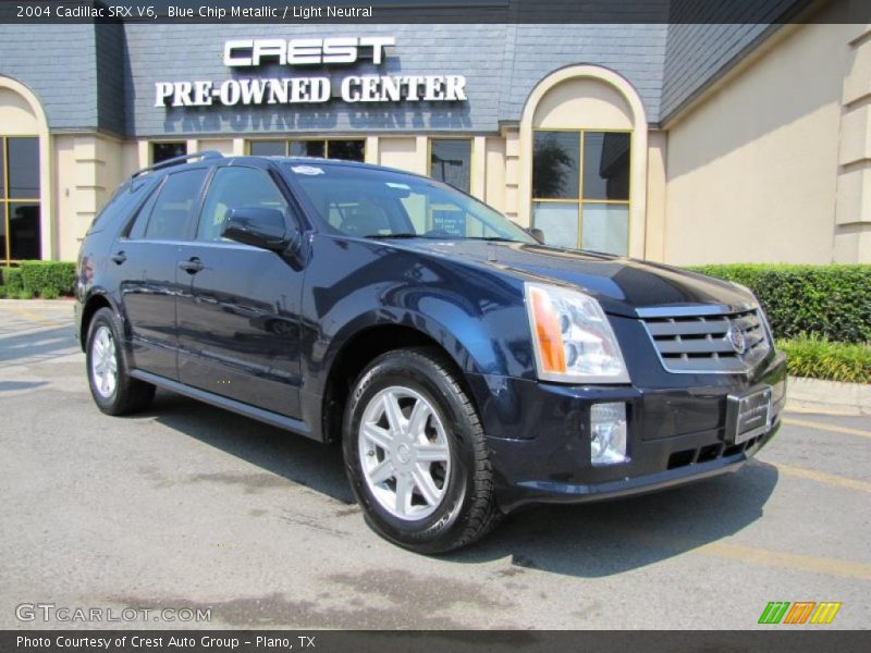 Blue Chip Metallic / Light Neutral 2004 Cadillac SRX V6