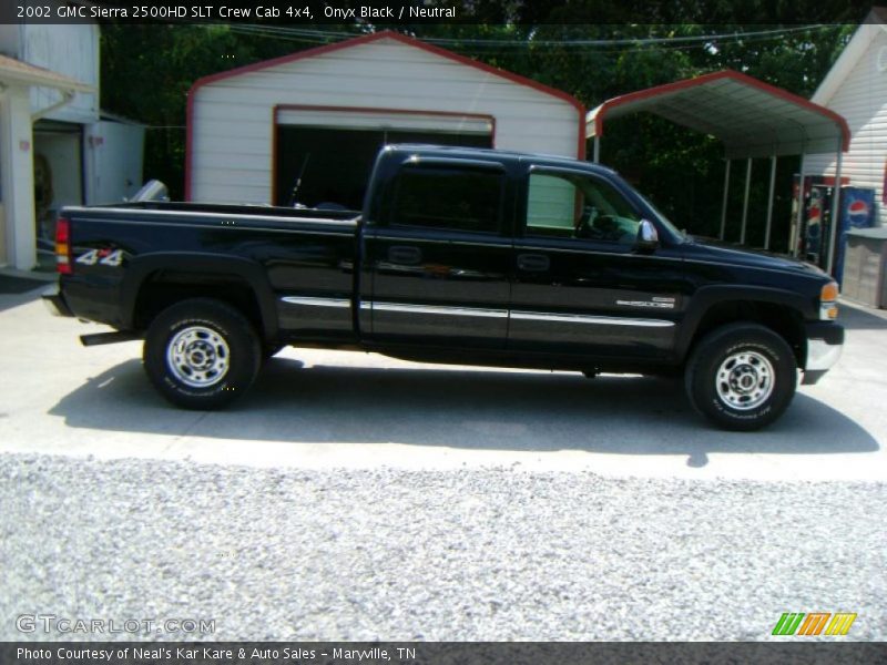 Onyx Black / Neutral 2002 GMC Sierra 2500HD SLT Crew Cab 4x4