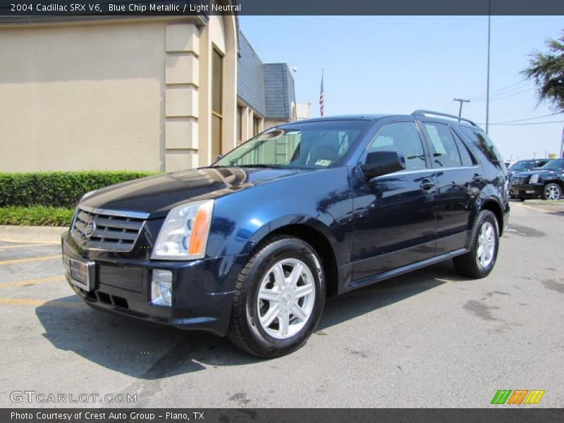 Blue Chip Metallic / Light Neutral 2004 Cadillac SRX V6