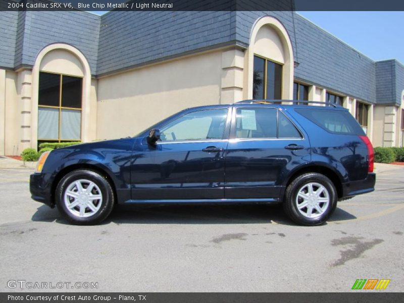 Blue Chip Metallic / Light Neutral 2004 Cadillac SRX V6